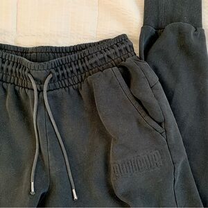 black puma sweatpants